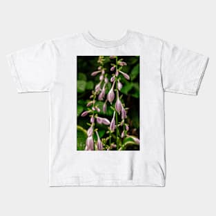 Hosta Flowers In The Garden Kids T-Shirt